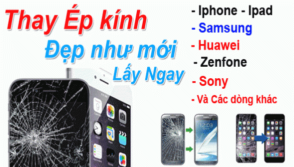 Ép cổ cáp màn hình điện thoại iphone giá rẻ gần Bến Xe Miền Đông